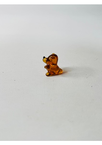 El Yapımı Mini Murano Cam Ayı Biblo A146-09