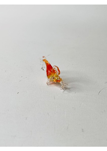 El Yapımı Mini Murano Cam Deniz Atı Biblo A149-07