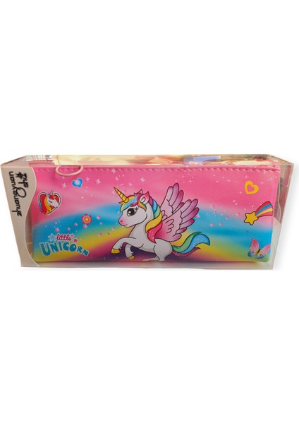 Unicorn Desenli Kalem Çantası