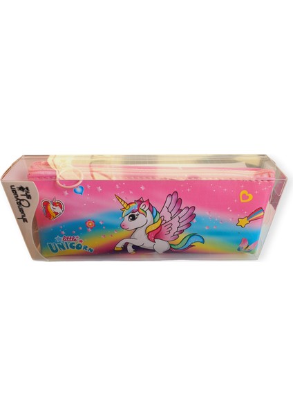 Unicorn Desenli Kalem Çantası