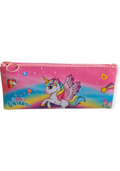 Unicorn Desenli Kalem Çantası