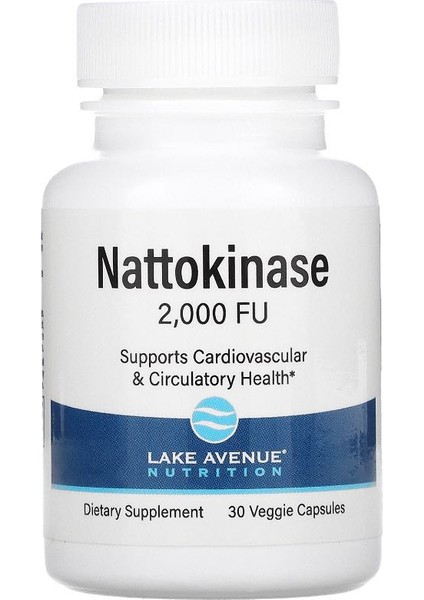 , Nattokinase , 2.000 Fu 30 Kapsül