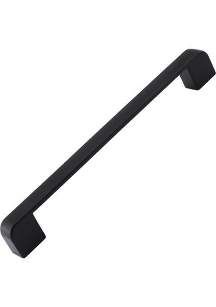 Metal Mobilya Mutfak Dolabı Çekmece Kapı Dolap Kapak Kulpu Kulbu 160 mm Siyah
