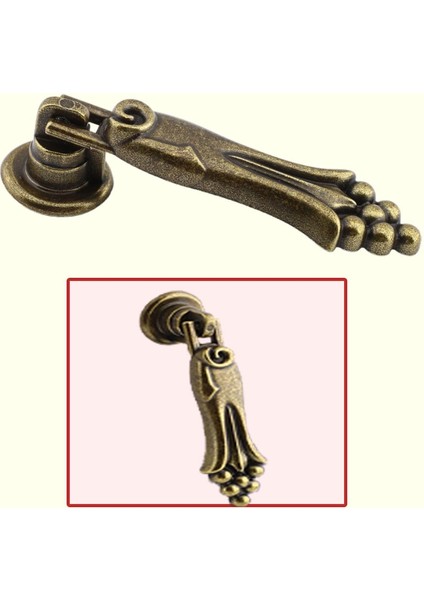 Sallama Sarkaç Dolap Çekmece Kulp Kulpu Kulbu Metal Antik Sarı Halka Kulp indirimleri