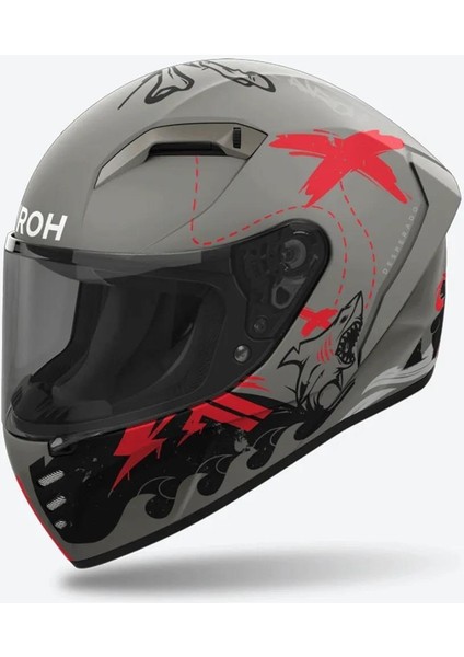 Aıroh Connor Desperado Orange Matt Kask