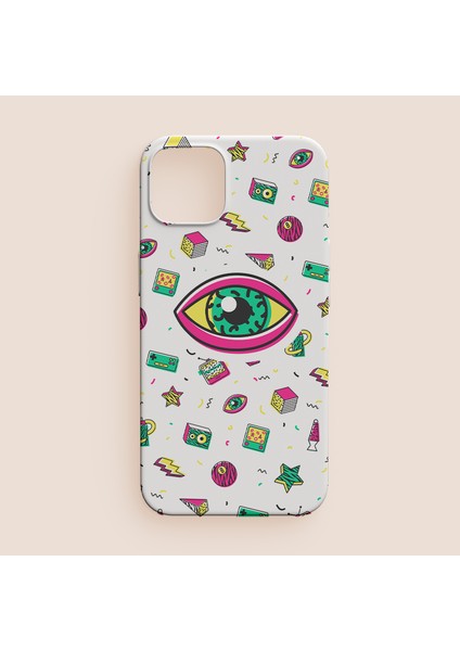 Retro Detaylar Tasarımlı iPhone 11 Pro Max Telefon Kılıfı