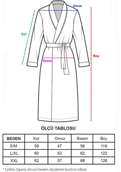 Dht Lila Kapüşonlu Bayan Bornozu 420 gr /m²