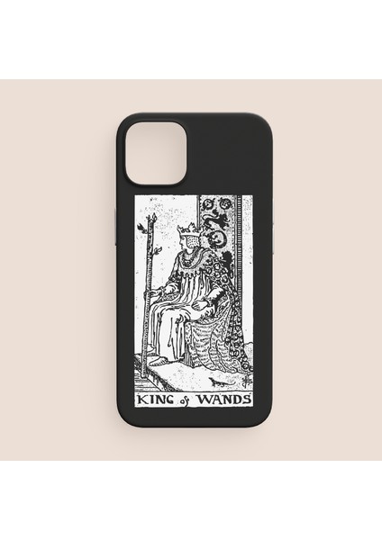 Tarot King Tasarımlı iPhone 12 Pro Max Telefon Kılıfı