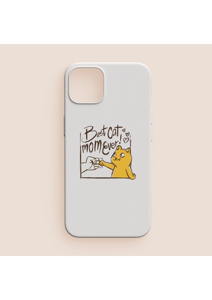 Best Cat Mom Tasarımlı iPhone 12 Pro Max Telefon Kılıfı