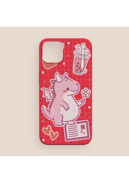 Sevimli Ejderha Tasarımlı iPhone 11 Telefon Kılıfı