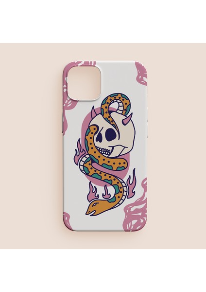 Yılan Tasarımlı iPhone 12 Telefon Kılıfı