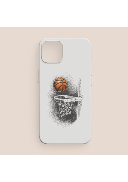 Basketbol Topu ve Pota Tasarımlı iPhone 11 Pro Max Telefon Kılıfı
