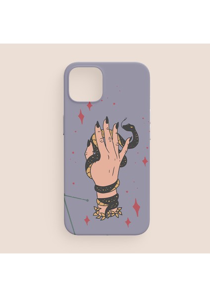 El ve Yılan Tasarımlı iPhone 13 Pro Telefon Kılıfı