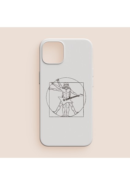 Leonardo Rock'n Roll Tasarımlı iPhone 12 Telefon Kılıfı