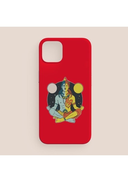 Hint Mitolojisi Shiva Tasarımlı iPhone 12 Pro Telefon Kılıfı