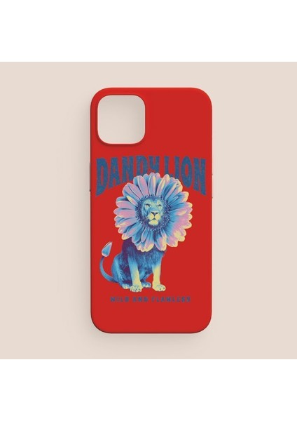 Flower Lion Tasarımlı iPhone 12 Pro Max Telefon Kılıfı
