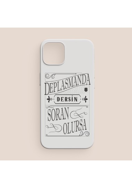 Deplasmanda Dersin Sloganlı Beşiktaş iPhone 11 Telefon Kılıfı