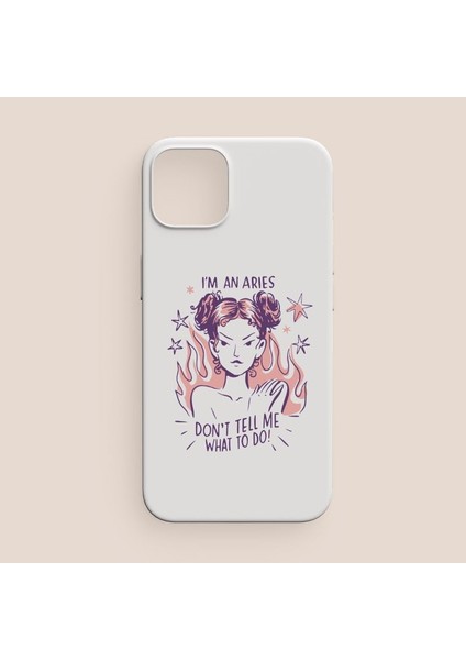 Asabi Koç Burcu Tasarımlı iPhone 12 Pro Max Telefon Kılıfı