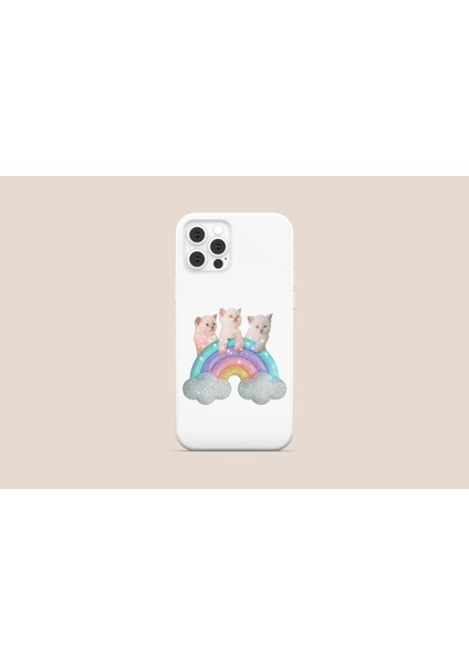 iPhone 11 Sevimli Kedi Yavruları Tasarımlı Telefon Kılıfı