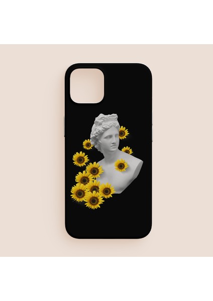 Ayçiçekleriyle Rönensans Tasarımlı iPhone 11 Pro Max Telefon Kılıfı
