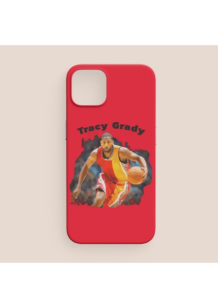 iPhone 12 Pro Max Tracy Grady Tasarımlı Basketbol Serisi Telefon Kılıfı