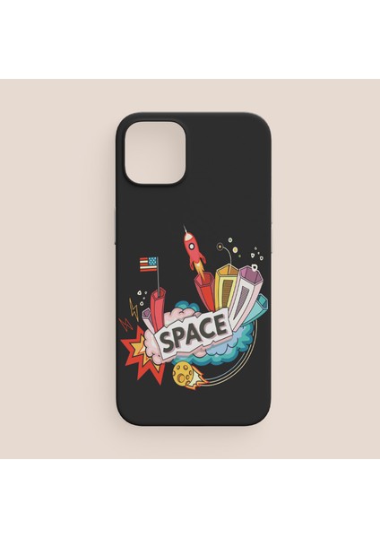 Uzaya Yolculuk Temalı iPhone 11 Pro Max Telefon Kılıfı