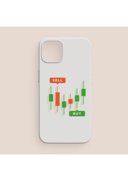 Borsa Sell Buy Tasarımlı iPhone 11 Telefon Kılıfı