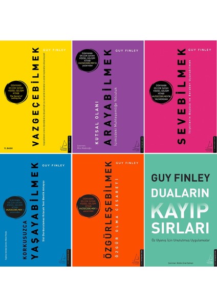 Vazgeçebilmek - Arayabilmek - Sevebilmek - Yaşayabilmek - Özgürleşebilmek - Duaların Kayıp Sırları - 6 Kitap - Guy Finley
