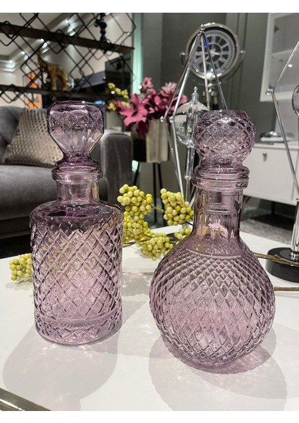 Fusion Yuvarlak Dekoratif Şişe Mor 230MOR16CM fiyatları