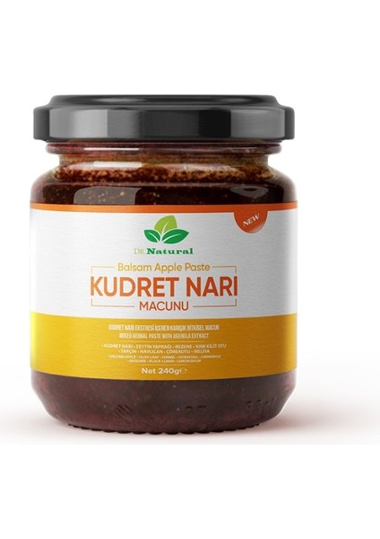 Dr. Natural Kudret Narı Macunu Bitki Karışımlı Bitter Melon Macun 240 gr