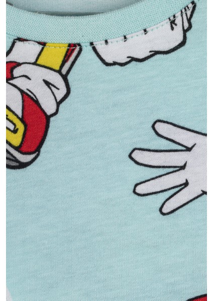 The Hedgehog Super Sonic Desenli Pamuk Çocuk Pijama Takımı fırsatları