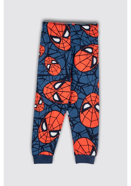 Süper Kahraman Örümcek Adam Desenli Pamuk Erkek Çocuk Pijama Takımı