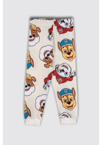 Mutlu Paw Patrol Desenli Pamuk Çocuk Pijama Takımı modelleri
