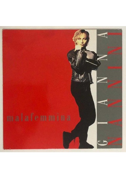 Gianna Nannini Malafemmina Lp Plak (Orjinal 1988 Alman Baskı)