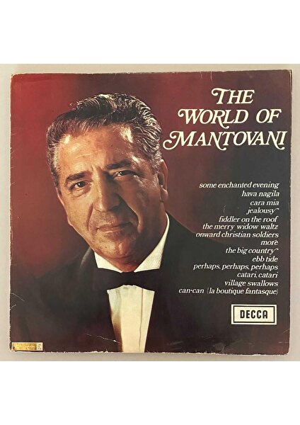 Mantovani And His Orchestra The World Of Mantovani Lp