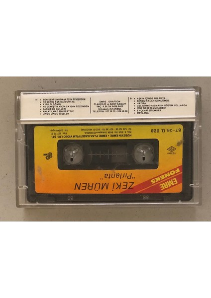 Zeki Müren 3 Pırlanta Kaset (Orjinal Dönem Baskı) fiyatları