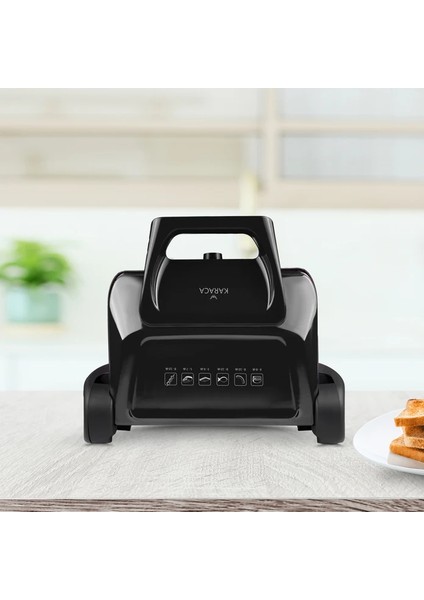 Plus Bio Diamond Izgara ve Tost Makinesi,Silver Nano-Tech Kulp - Benzersiz Seri