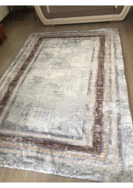 Dikdörgen Desen Kadife Lastikli Halı Örtüsü HOARM-885