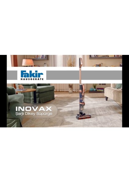 Fakir Inovax 2 In 1 Uv-C LED Işıklı Dik Şarjlı Süpürge