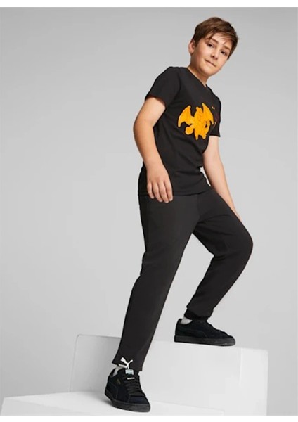 Siyah Erkek Çocuk T-Shirt 53642901 Puma x Pokemon Tee modelleri