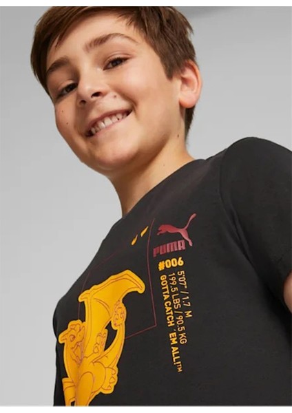 Siyah Erkek Çocuk T-Shirt 53642901 Puma x Pokemon Tee indirimleri