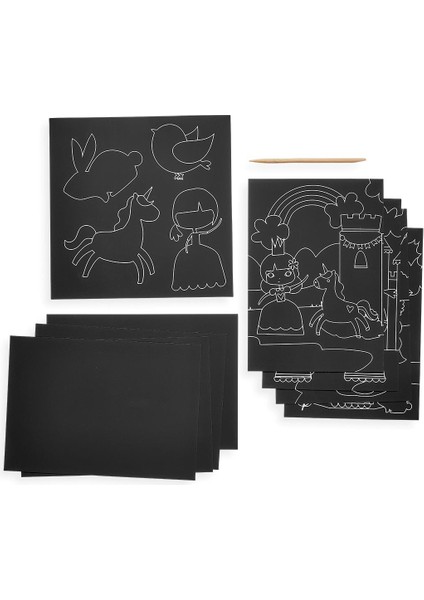 Ooly Scratch & Scribble - Princess Garden