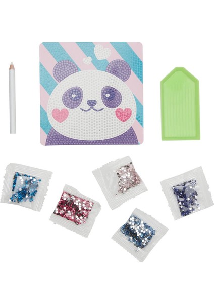 Ooly Razzle Dazzle Mini Kristal Sanat Seti - Pretty Panda