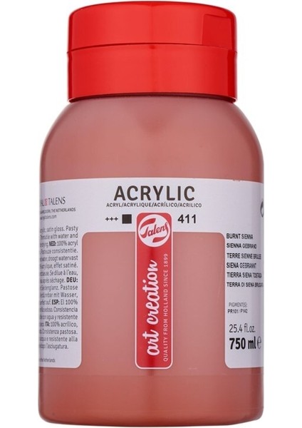 Creation Akrilik Boya 750ML 411 Burnt Sienna modelleri