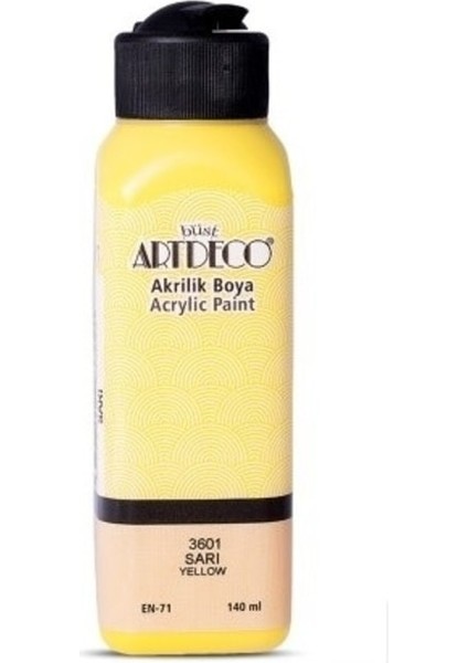 Sarı Yeni Formül Akrilik Boya 140 ml fiyatları
