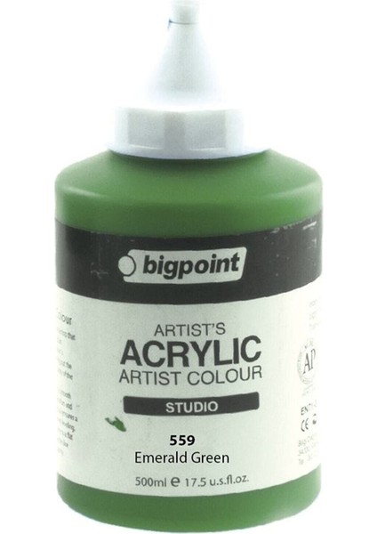 Akrilik Boya 500ML 559 Emerald Green