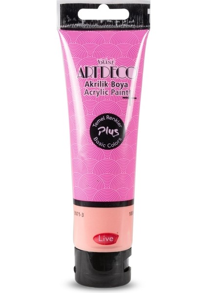 Artdeco Plus Akrilik Boya 100ML Tüp Pembe 430