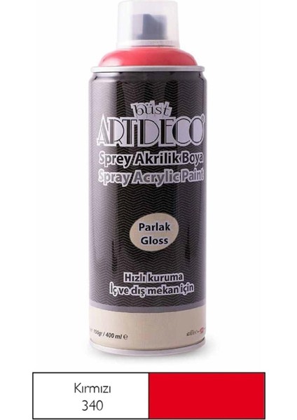 Sprey Akrilik Boya Kırmızı 400 ml fiyatları