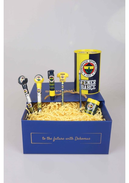 Dekomus Gıft Box Özel Kutulu Fenerbahçe Jumbo Kırtasiye Seti