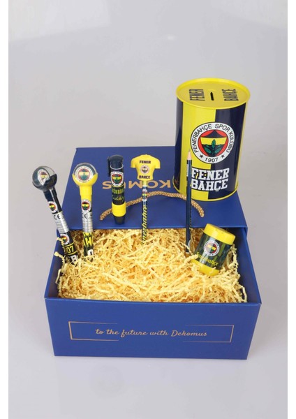 Dekomus Gıft Box Özel Kutulu Fenerbahçe Jumbo Kırtasiye Seti fiyatları
